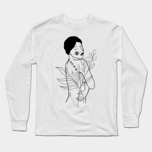 Simple Woman Design Long Sleeve T-Shirt